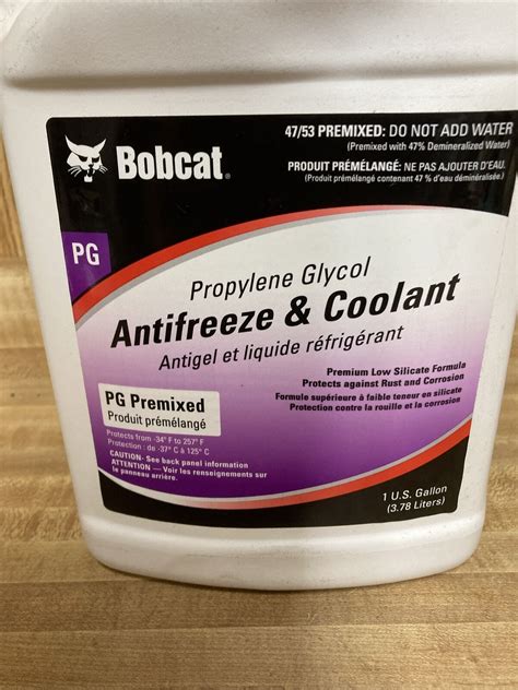 bobcat antifreeze ingredients